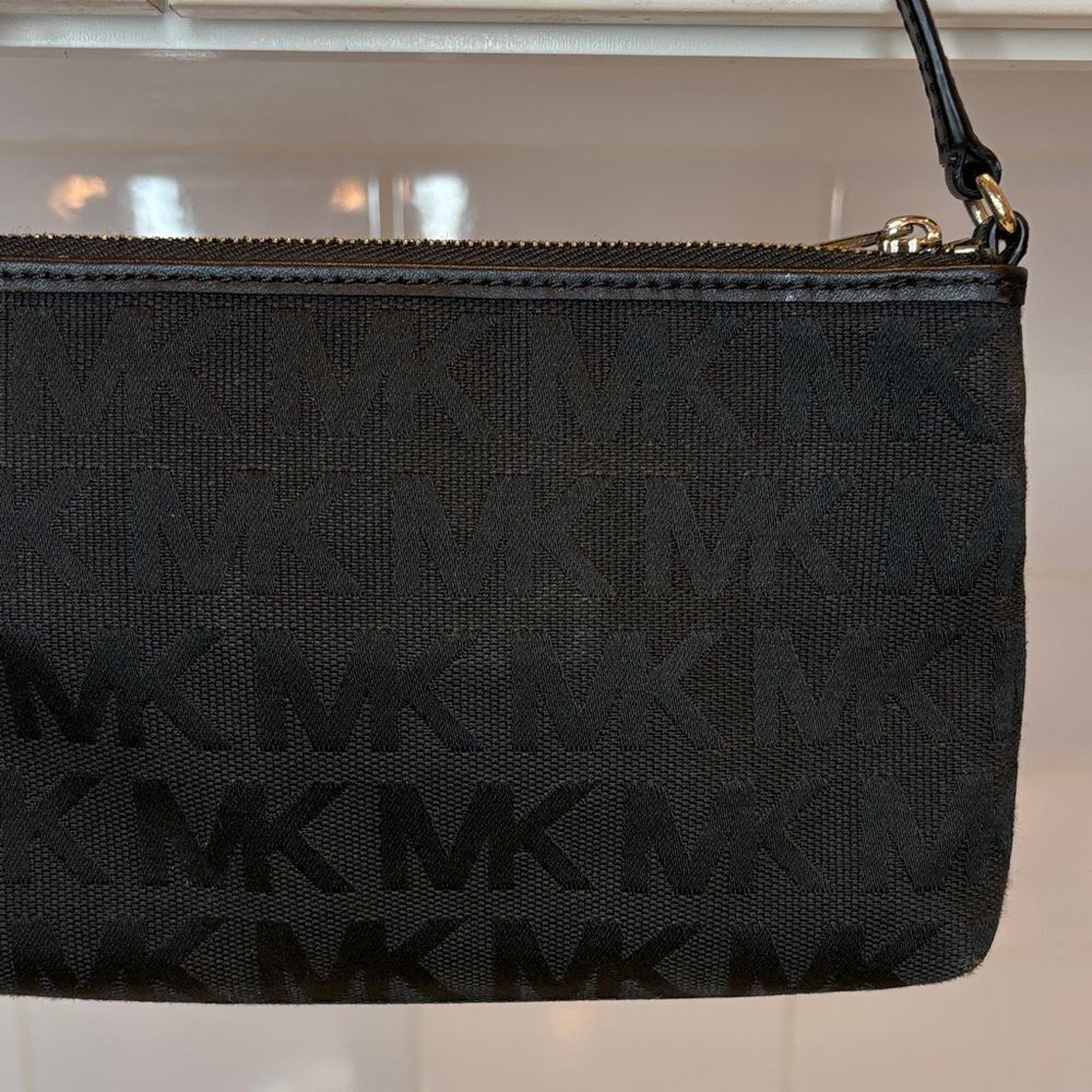 Michael Kors Bag Purse Handbag Mini Bag Signature MK Demi Wristlet Pocketbook - Picture 8 of 12